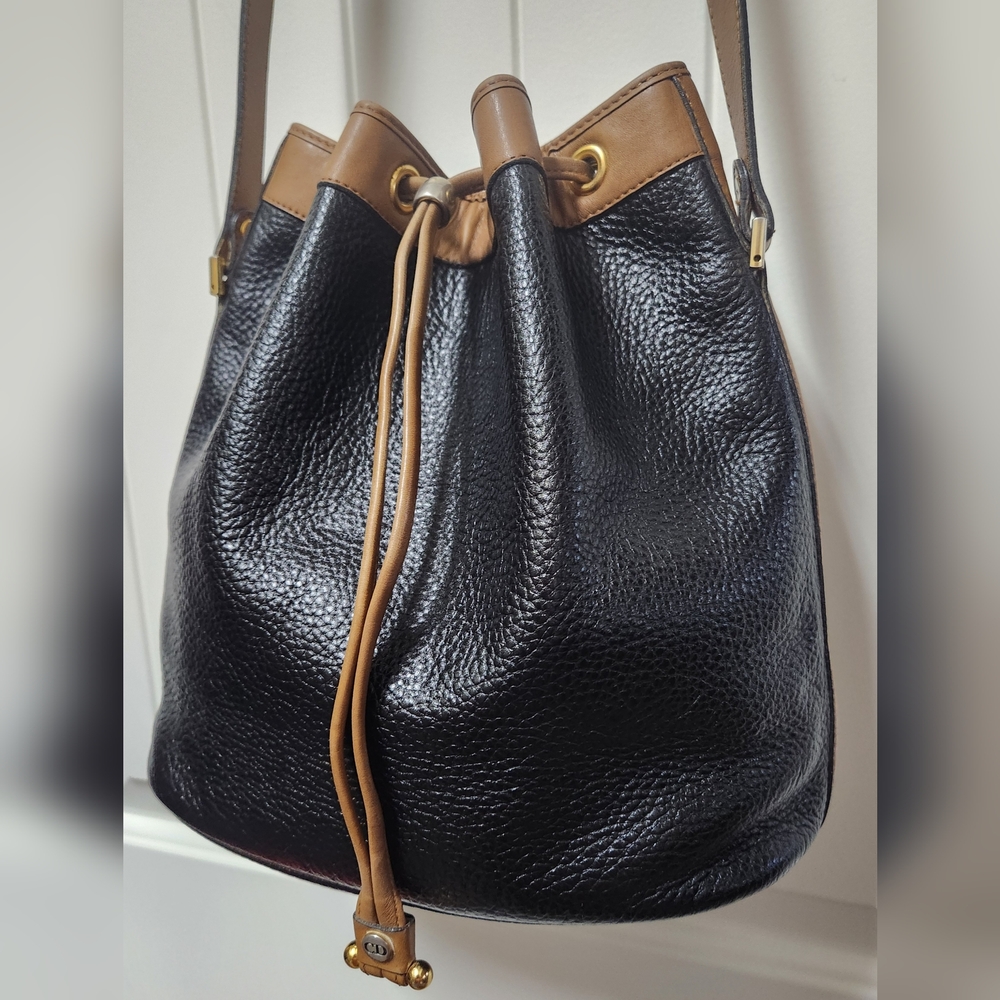CHRISTIAN DIOR Drawstring Bucket Bag